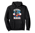 Baseball Mama Mom Mothers Day Birthday Hoodie - Graphic Print for Adults - T-Shirt, Sweatshirt, Hoodie