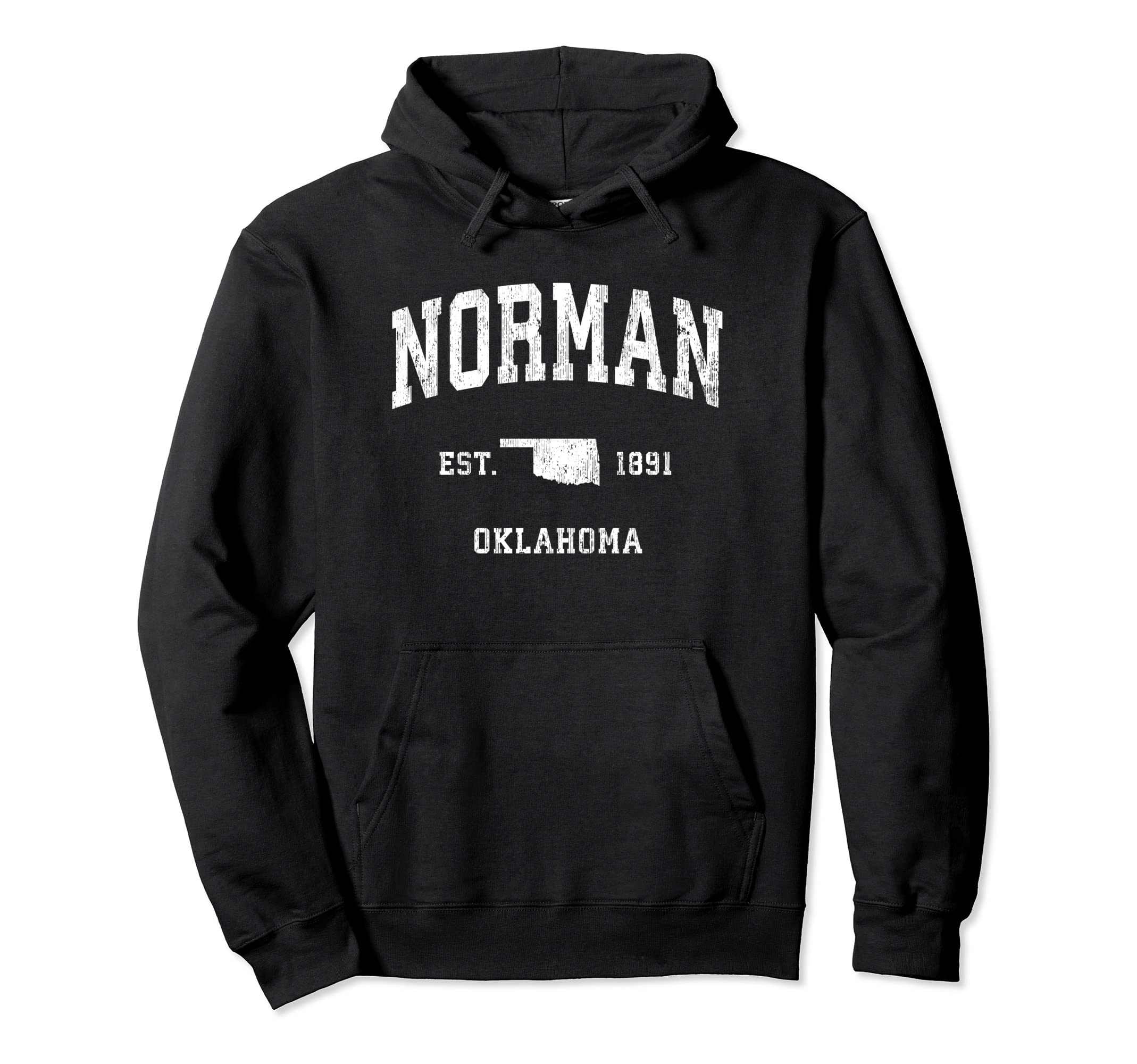 Norman Oklahoma Ok Athletic Sports Hoodie - Novelty Apparel for Adults - T-Shirt, Sweatshirt, Hoodie