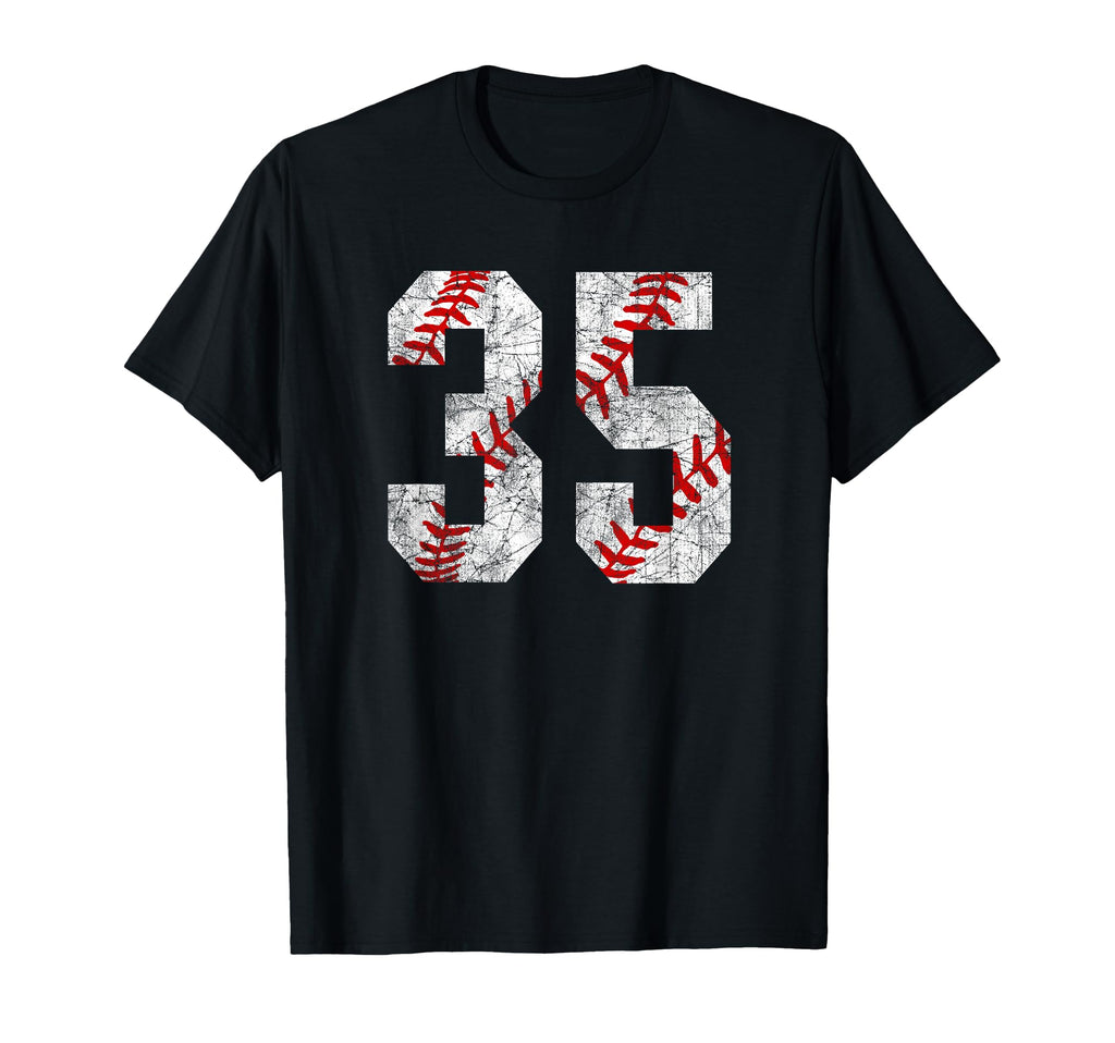 Baseball Mom 35 Jersey Baseball T-Shirt - Casual Everyday Wear Men Women - T-Shirt, Sweatshirt, Hoodie
