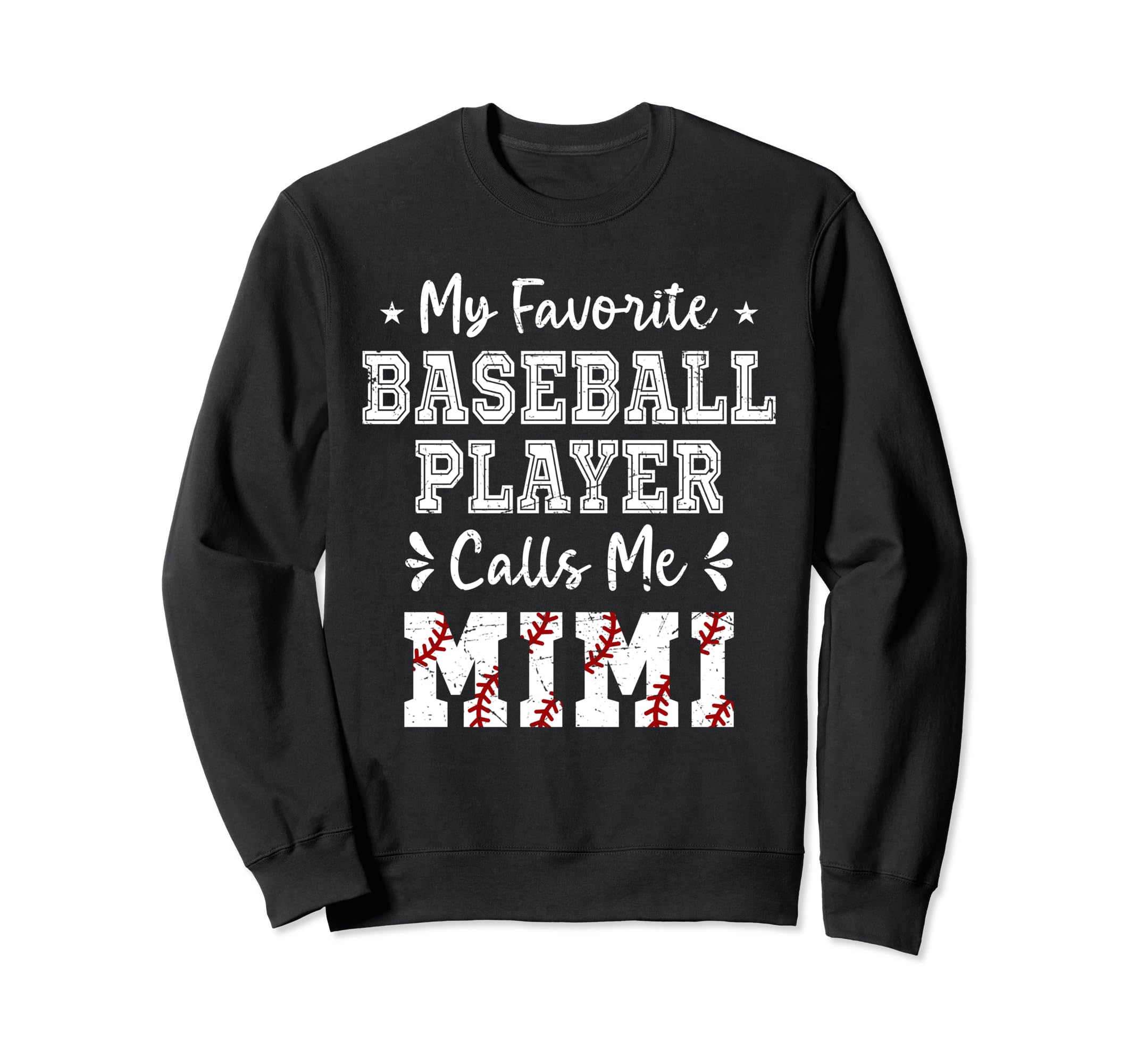 Baseball Mimi My Favorite Baseball Sweatshirt - Trendy Graphic for Adults - T-Shirt, Sweatshirt, Hoodie