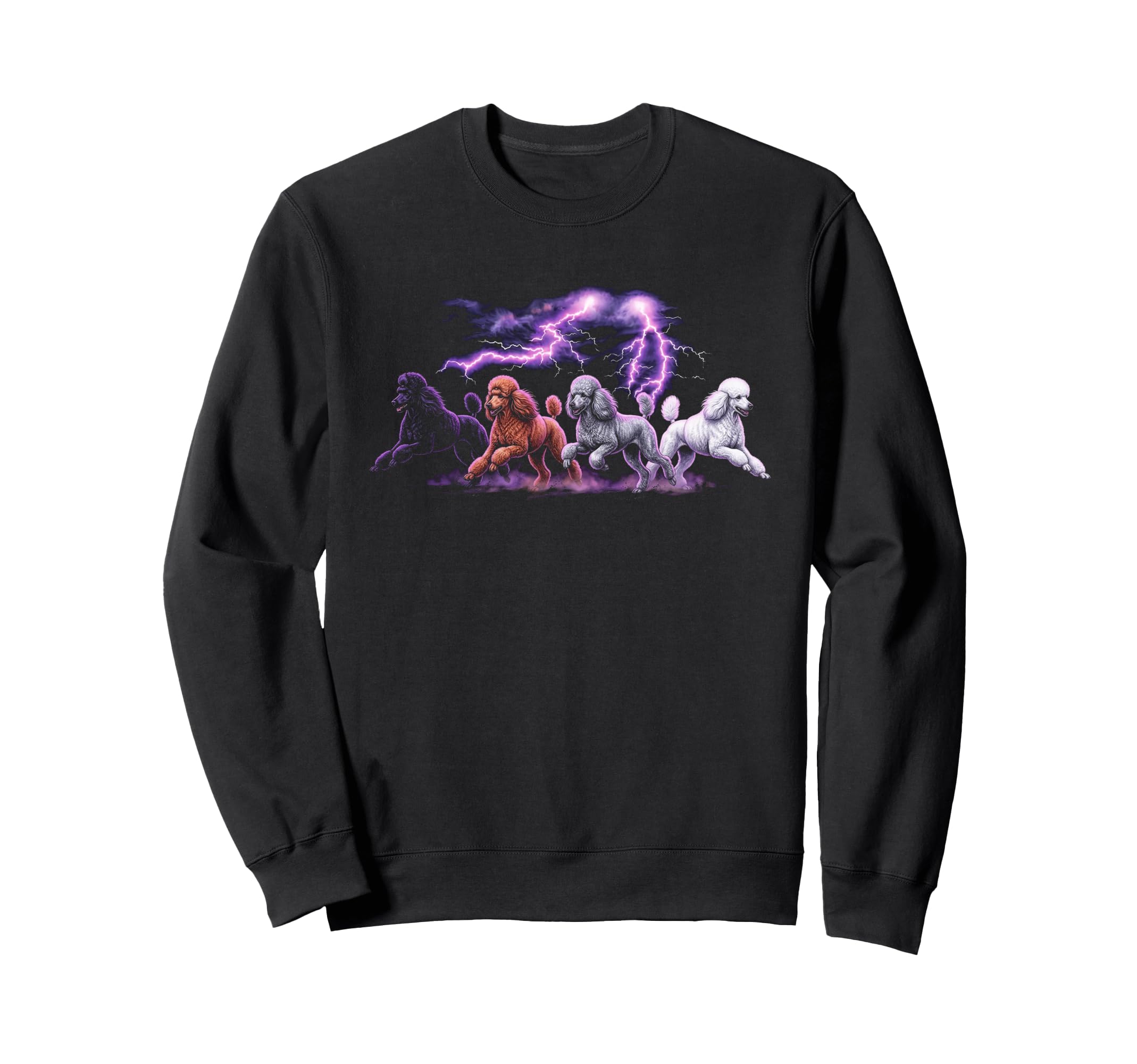 Poodle 90S Dog Lover 80S Poodle Owner Sweatshirt - Novelty Apparel Unisex - T-Shirt, Sweatshirt, Hoodie