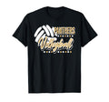 Gold Panthers Volleyball Mom Game Day T-Shirt - Custom Art Print Men Women - T-Shirt, Sweatshirt, Hoodie