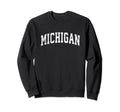 Michigan Varsity Sports Text Sweatshirt - Minimalist Print Men Women - T-Shirt, Sweatshirt, Hoodie
