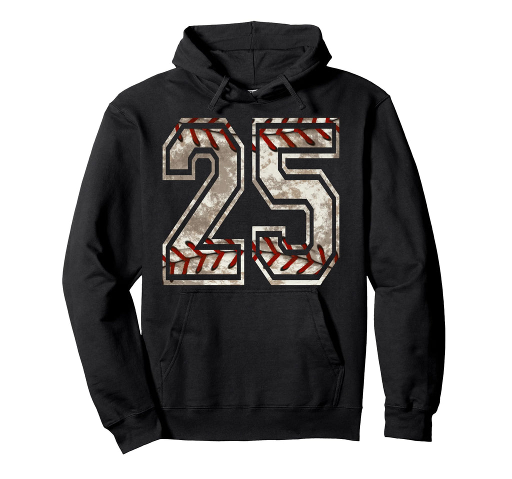 Baseball Team Player Jersey Number 25 Hoodie - Streetwear Style Men Women - T-Shirt, Sweatshirt, Hoodie