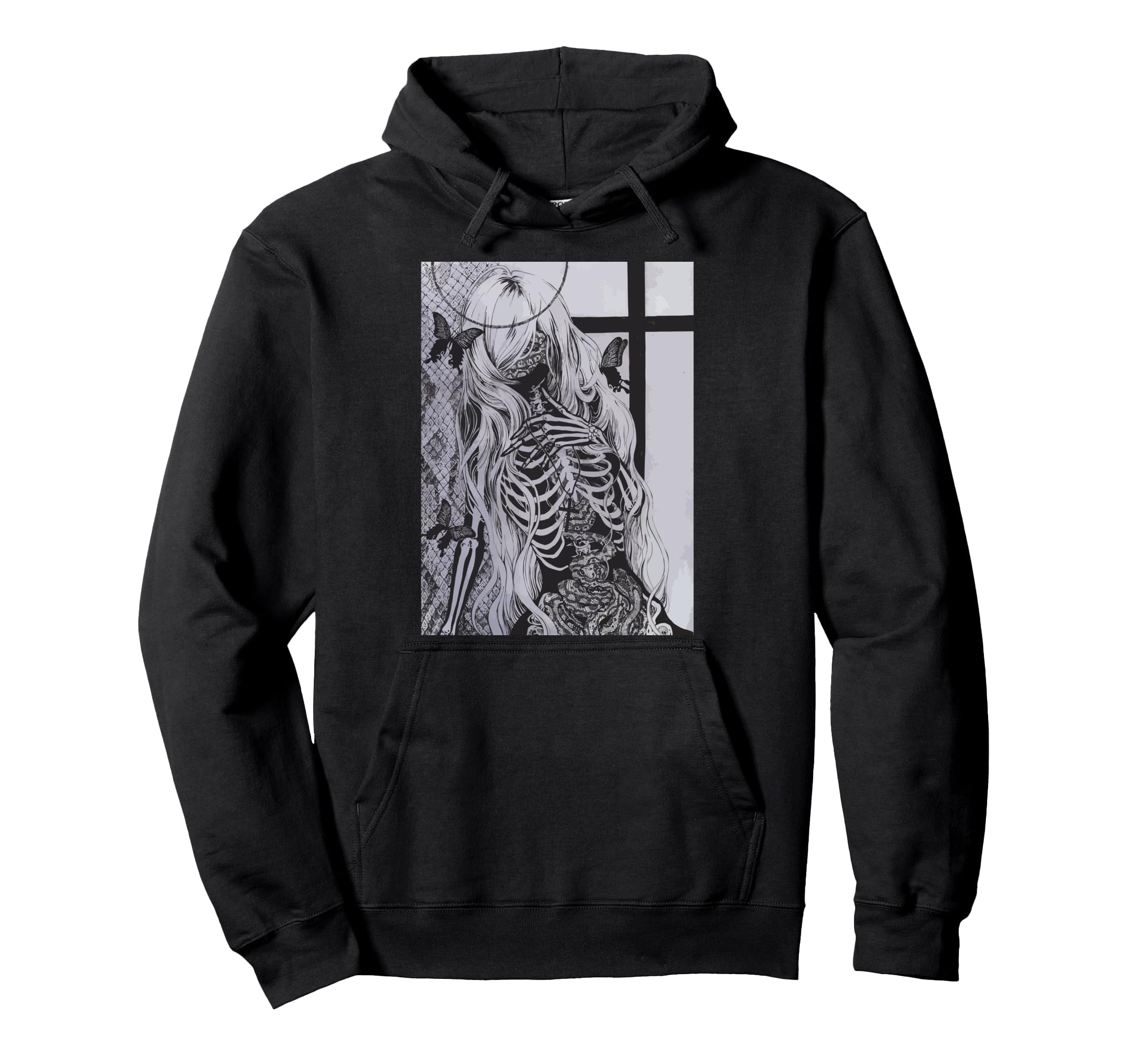 Dark Art Soft Grunge Y2K Female Hoodie - Aesthetic Graphic Men Women - T-Shirt, Sweatshirt, Hoodie