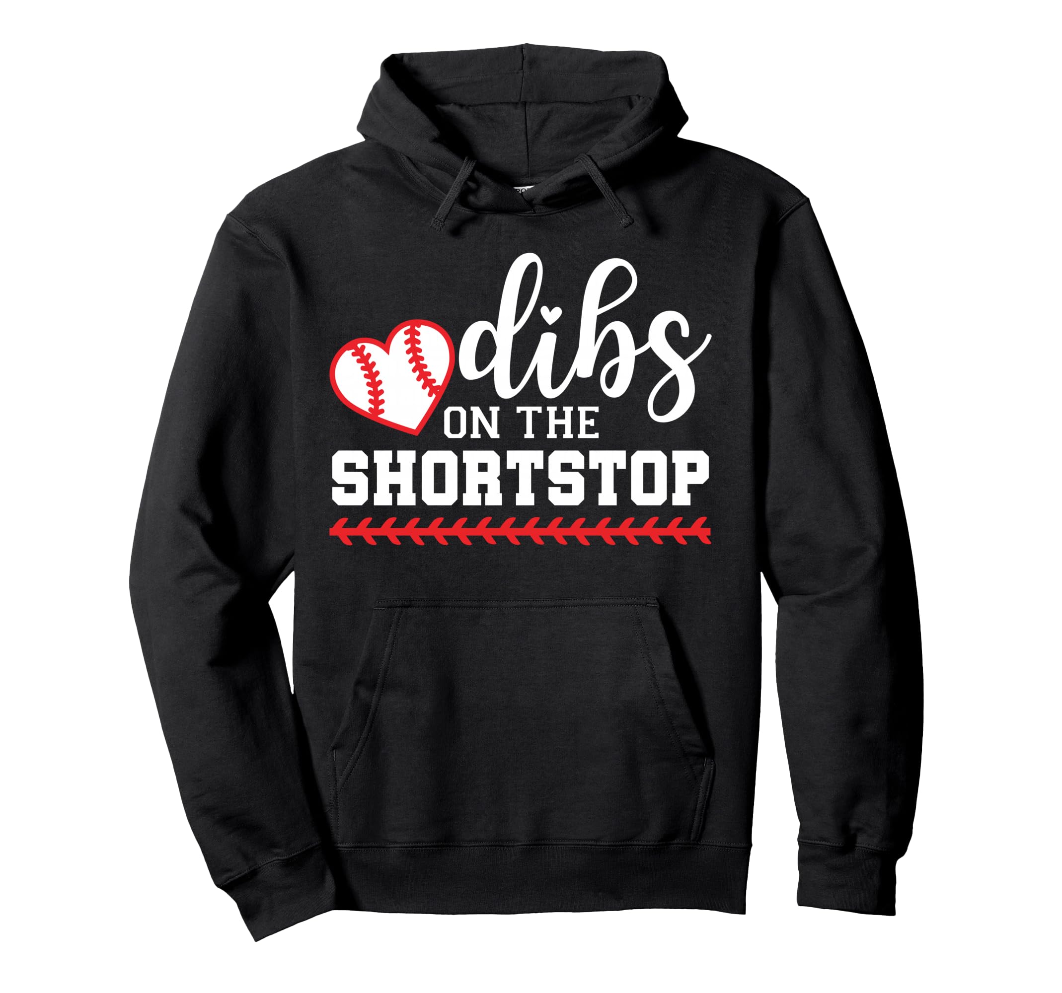 Baseball Shortstop Girlfriend Dibs Hoodie - Aesthetic Graphic Men Women - T-Shirt, Sweatshirt, Hoodie