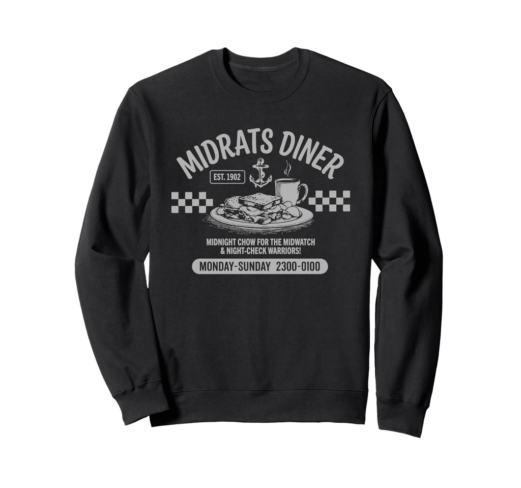Midrats Diner Funny Sailor Sweatshirt - Graphic Print Unisex - T-Shirt, Sweatshirt, Hoodie