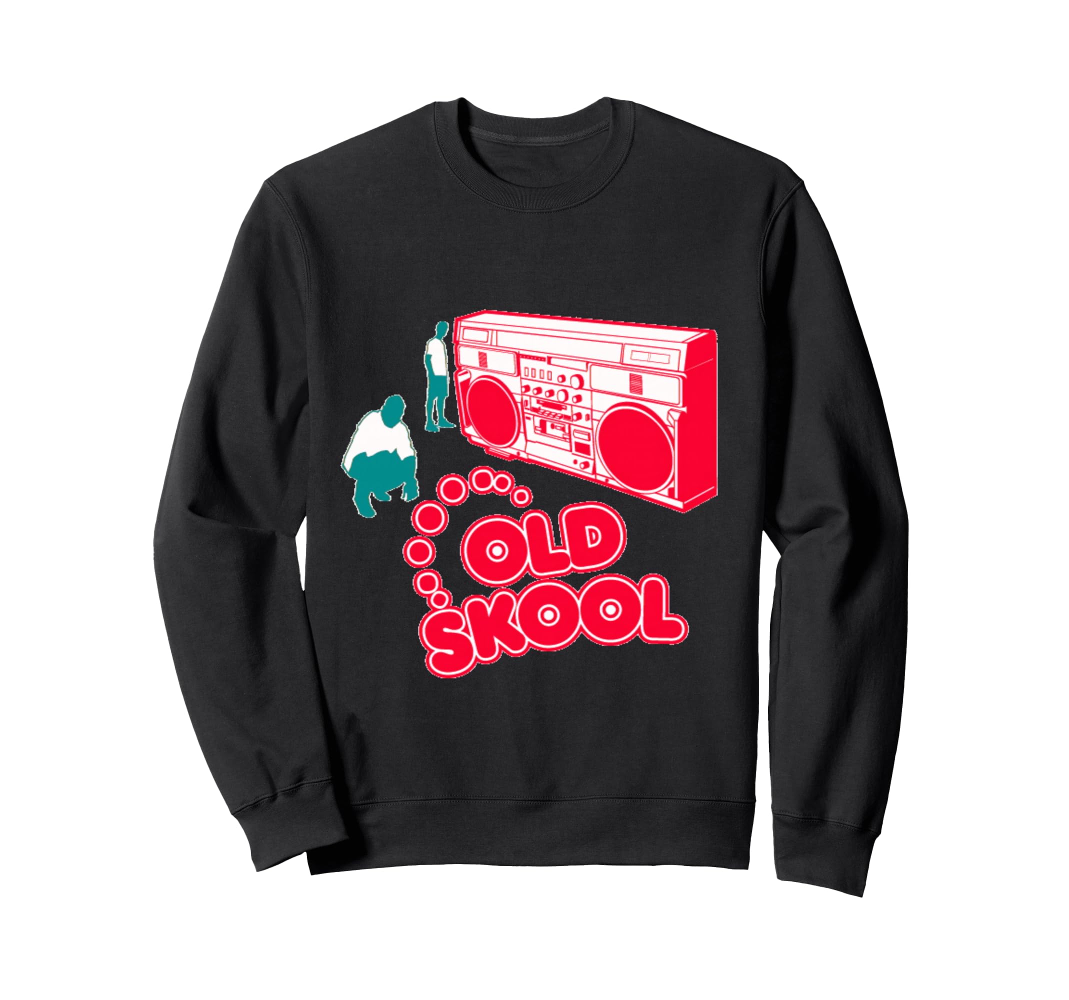 Old School 90S Hip Hop Music Sweatshirt - Fun Novelty Design Unisex - T-Shirt, Sweatshirt, Hoodie