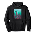 Washington Vaporwave Aesthetic Hoodie - Minimalist Print Men Women - T-Shirt, Sweatshirt, Hoodie