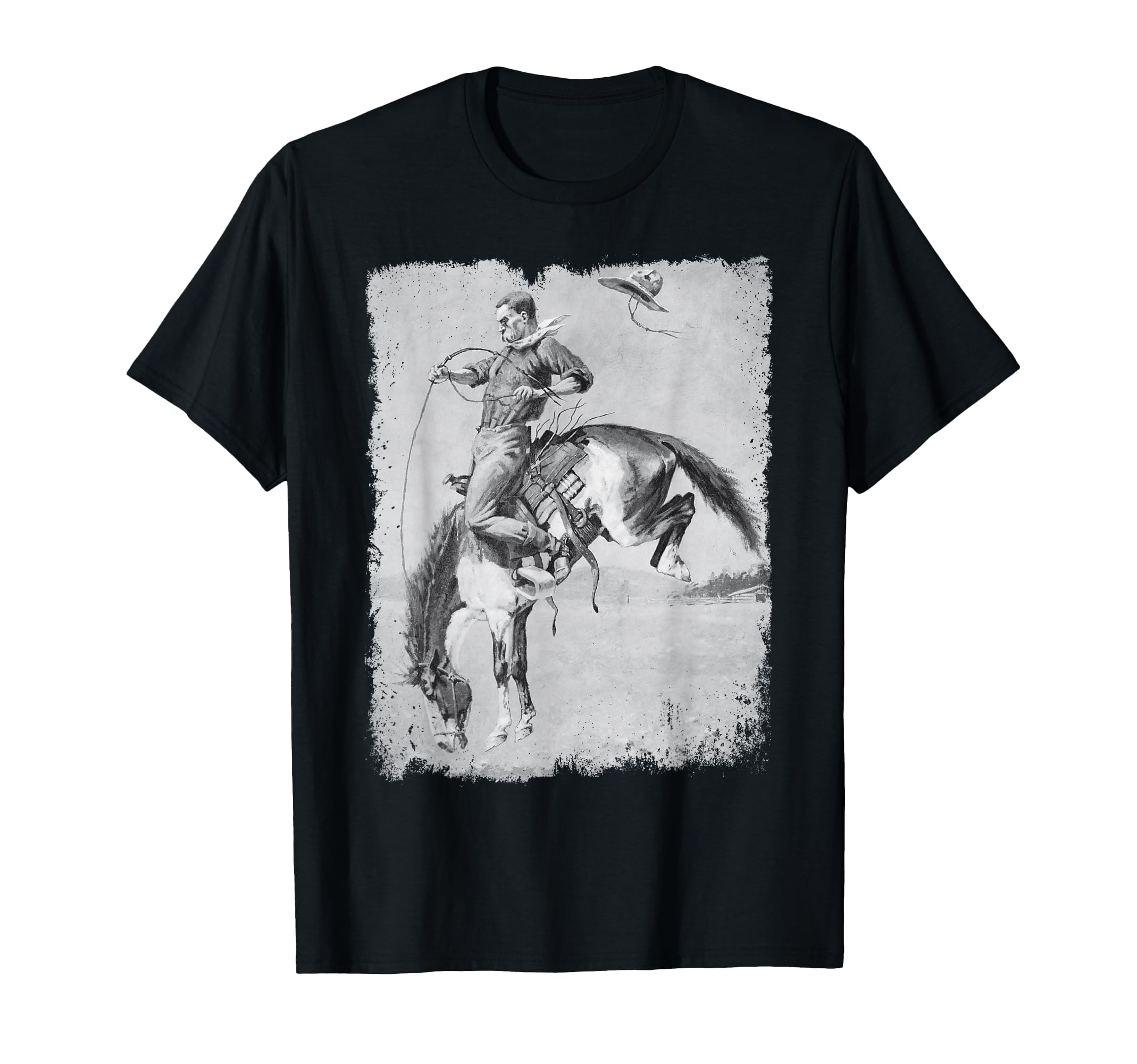 Cowboy Rodeo Horse Western Country Bronco T-Shirt - Novelty Apparel Unisex - T-Shirt, Sweatshirt, Hoodie