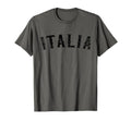 Italia Distressed Black Text Italy T-Shirt - Unique Graphic Unisex - T-Shirt, Sweatshirt, Hoodie