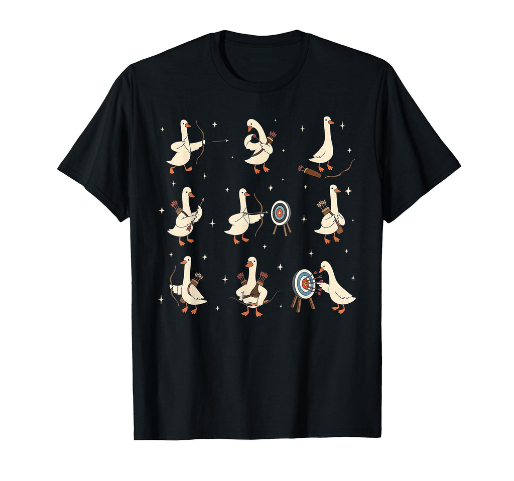 Archery Silly Goose Archer Hunting T-Shirt - Unique Graphic Men Women - T-Shirt, Sweatshirt, Hoodie