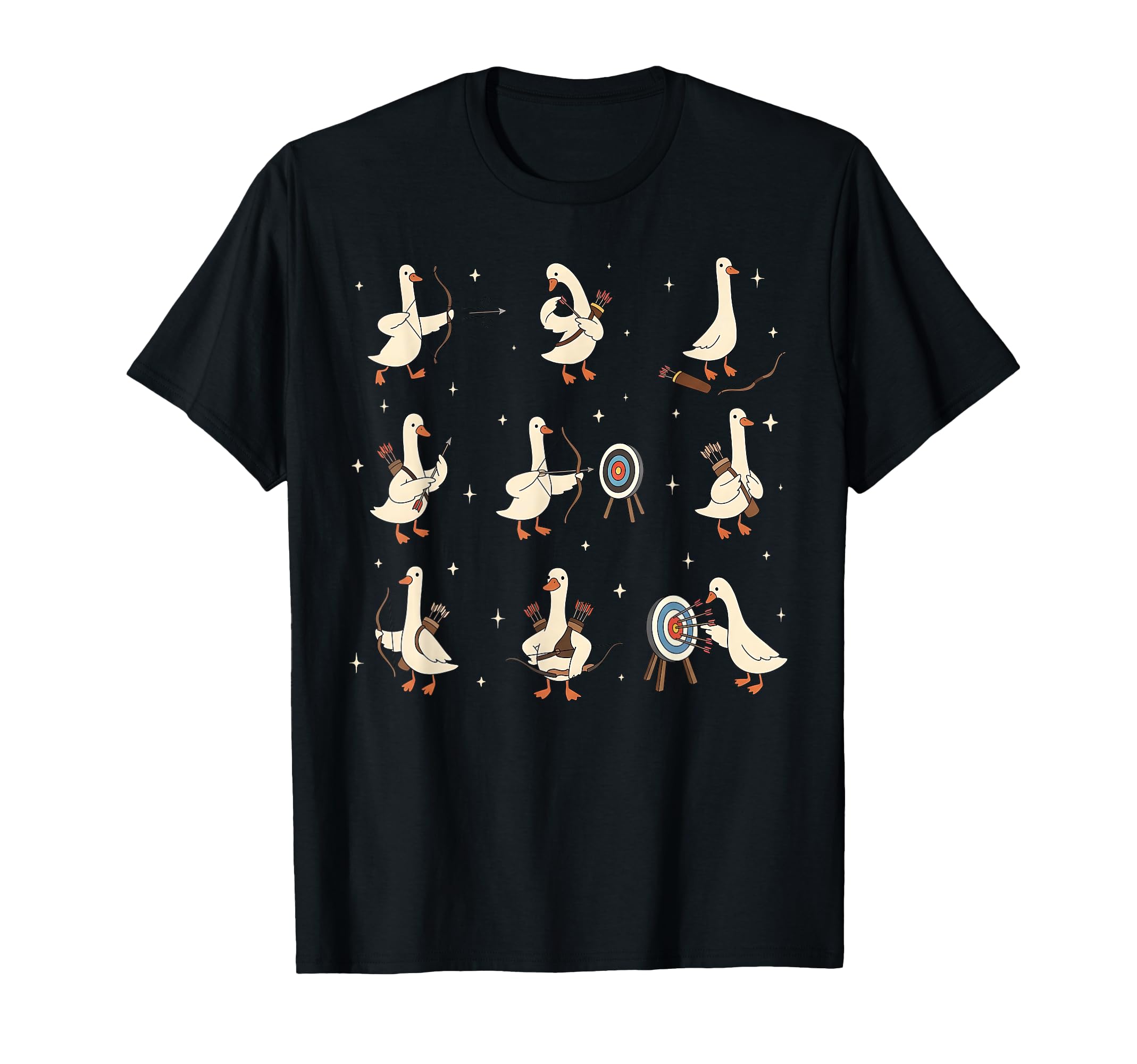 Archery Silly Goose Archer Hunting T-Shirt - Unique Graphic Men Women - T-Shirt, Sweatshirt, Hoodie