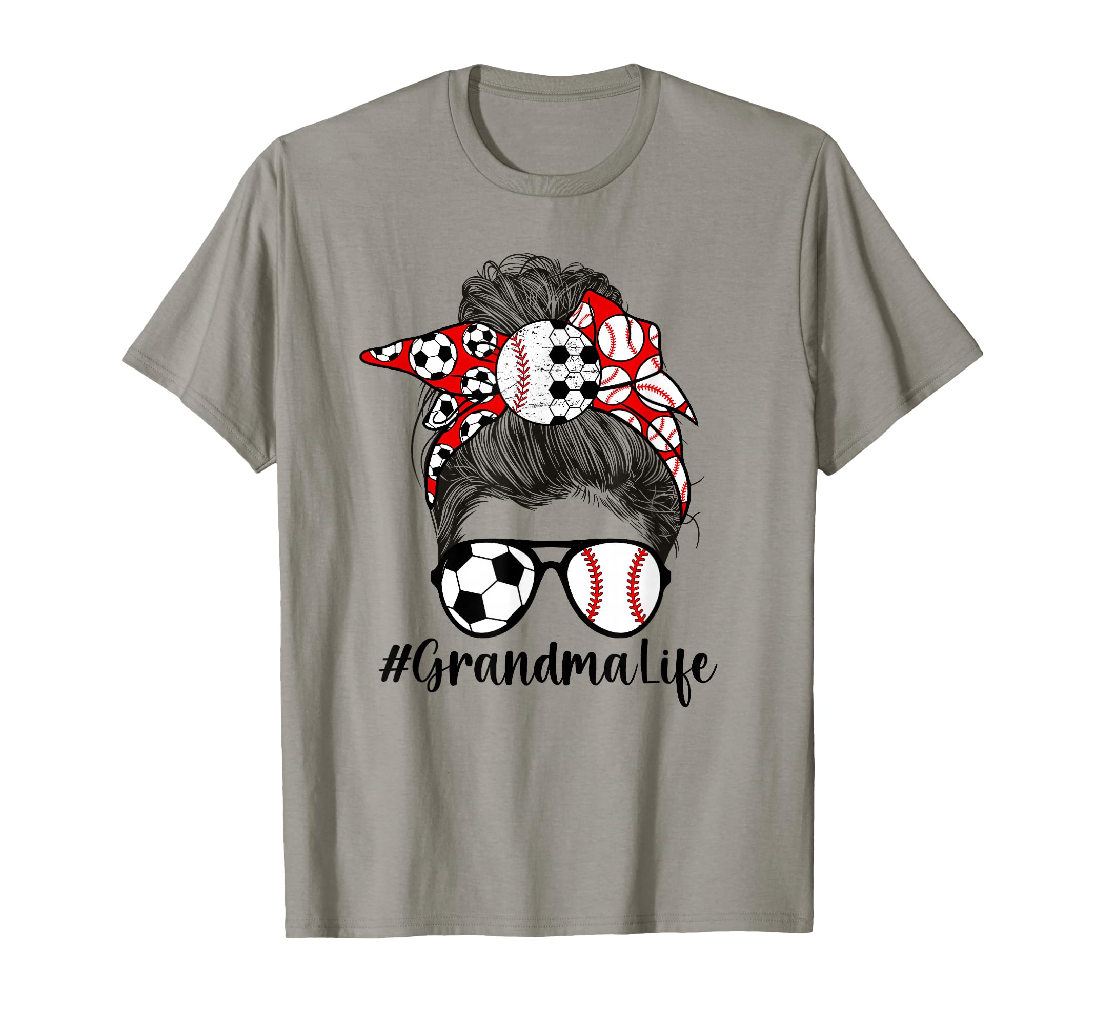 Soccer Baseball Grandma Life T-Shirt - Minimalist Print for Adults - T-Shirt, Sweatshirt, Hoodie