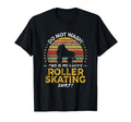 Roller Skating Funny Rollerskates 70S T-Shirt - Aesthetic Graphic Unisex - T-Shirt, Sweatshirt, Hoodie