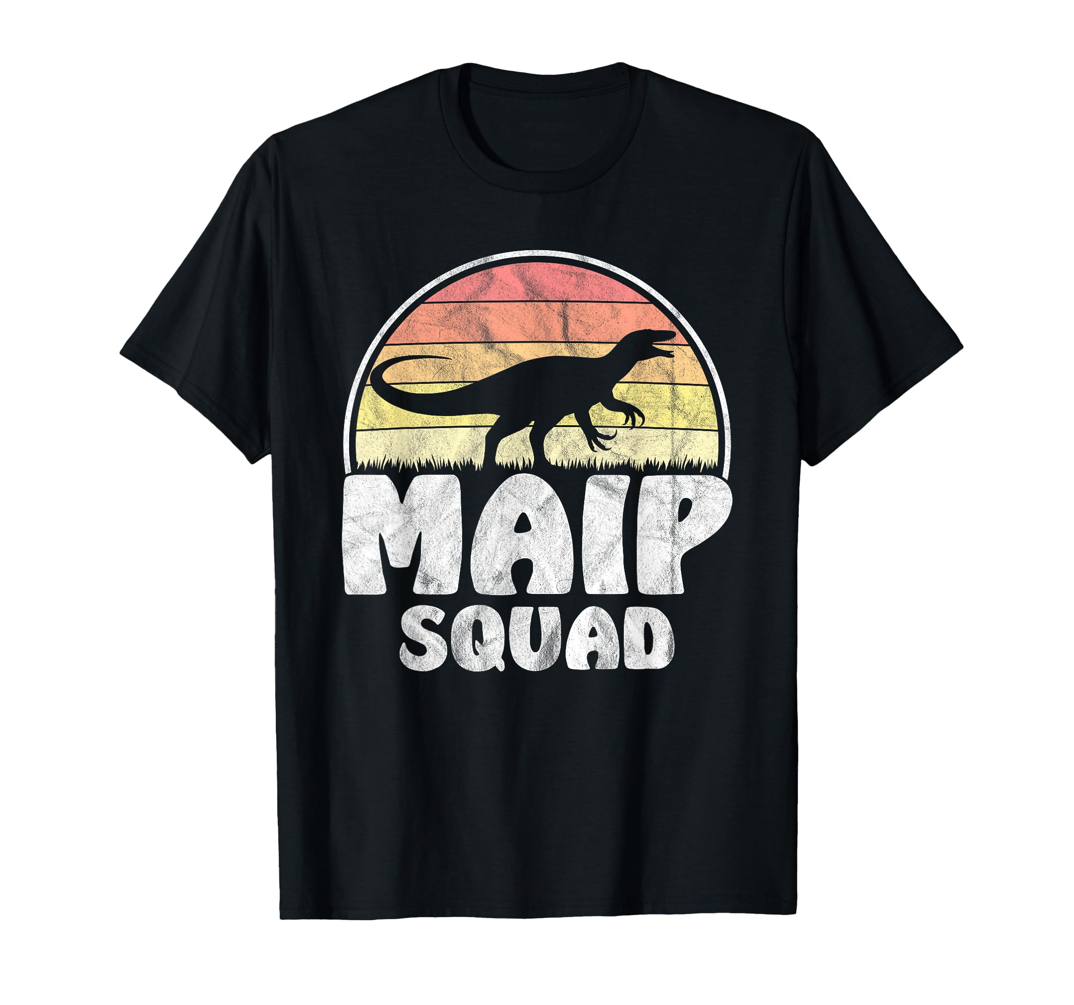 Maip Macrothorax Squad Sunset Dinosaur T-Shirt - Custom Art Print Unisex - T-Shirt, Sweatshirt, Hoodie