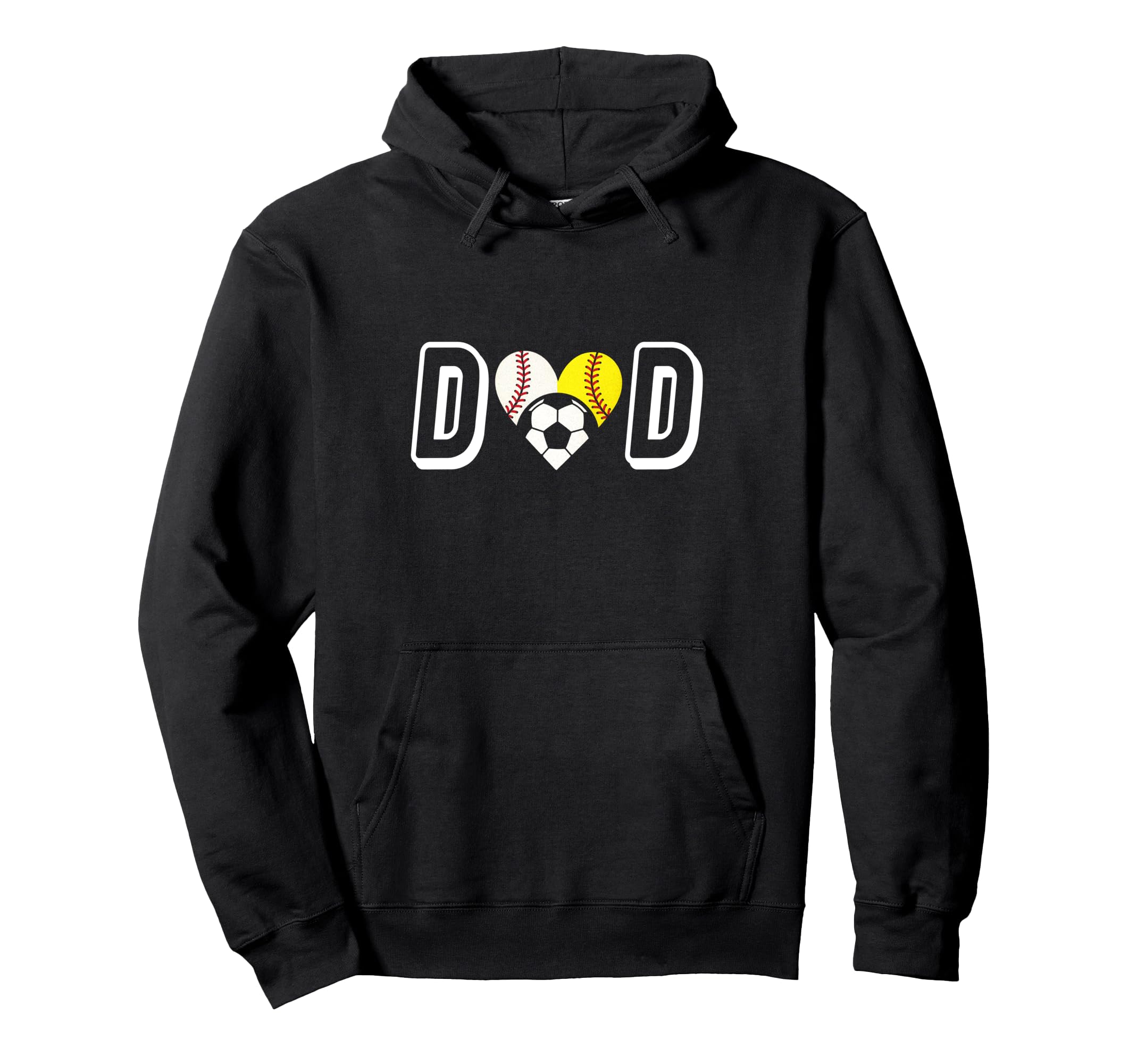Dad Baseball Softball Soccer Hoodie - Streetwear Style Unisex - T-Shirt, Sweatshirt, Hoodie