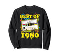 Birthday Best July 1980 Cassette Sweatshirt - Aesthetic Graphic for Adults - T-Shirt, Sweatshirt, Hoodie