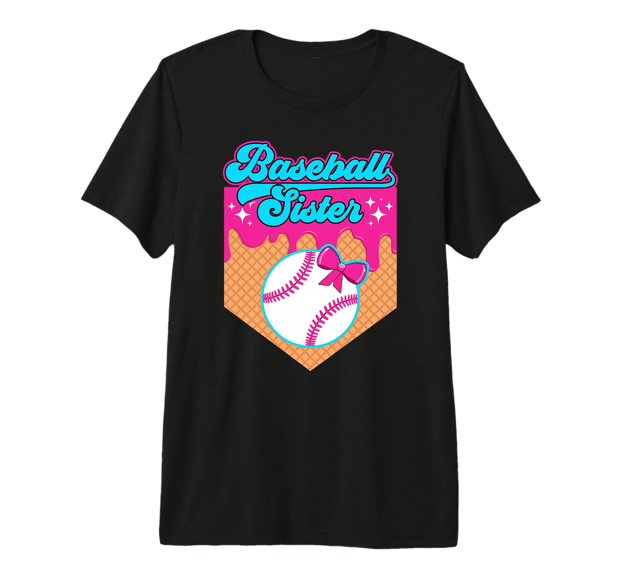 Baseball Sister Drip Baseball T-Shirt - Casual Everyday Wear for Adults - T-Shirt, Sweatshirt, Hoodie