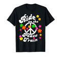 Peace Train Flower Power Hippies Peace T-Shirt - Unique Graphic Unisex - T-Shirt, Sweatshirt, Hoodie