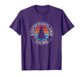 South Portland Maine Me 70S T-Shirt - Minimalist Print Unisex - T-Shirt, Sweatshirt, Hoodie