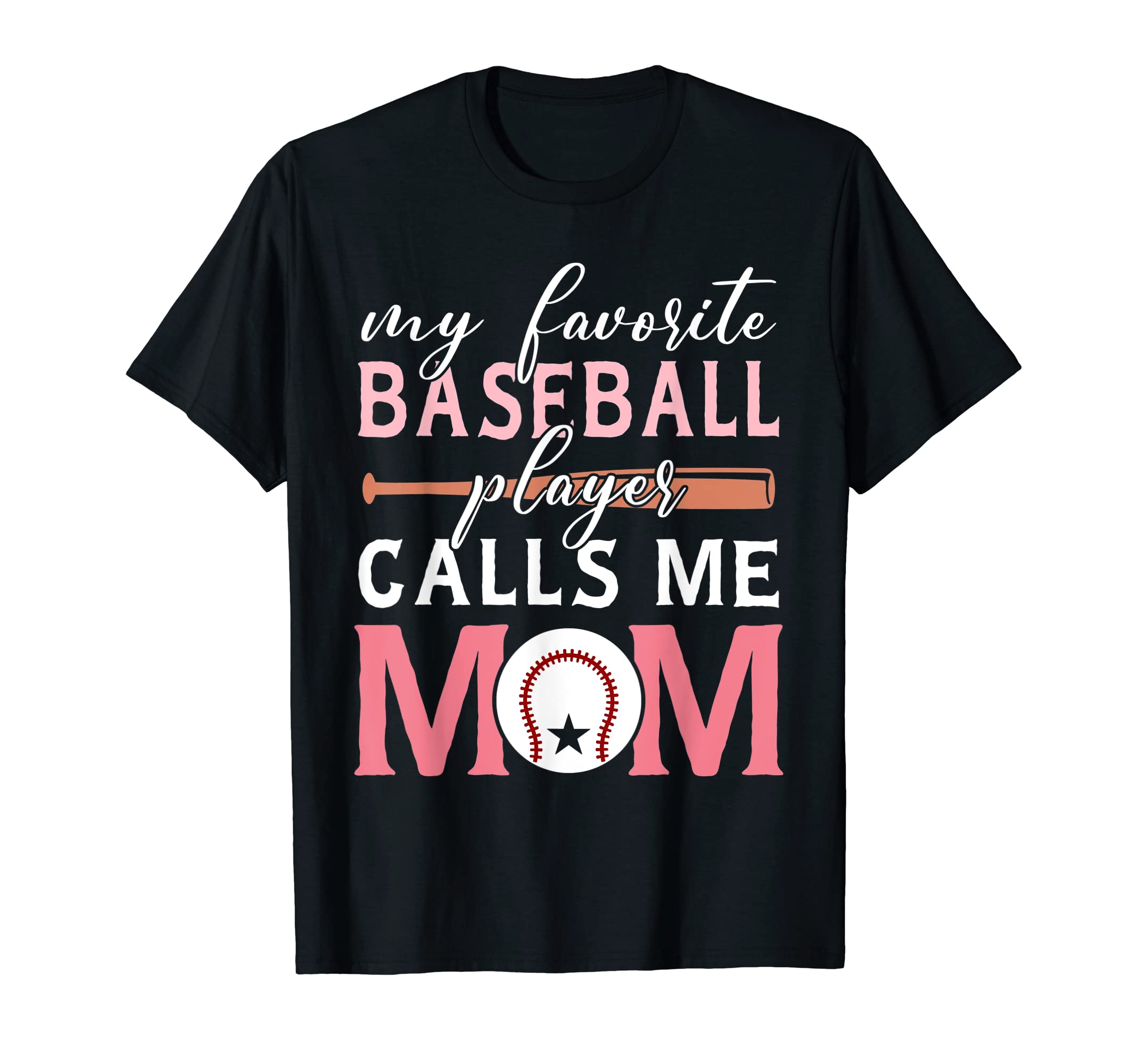 My Favorite Baseball Player Calls Me T-Shirt - Minimalist Print for Adults - T-Shirt, Sweatshirt, Hoodie