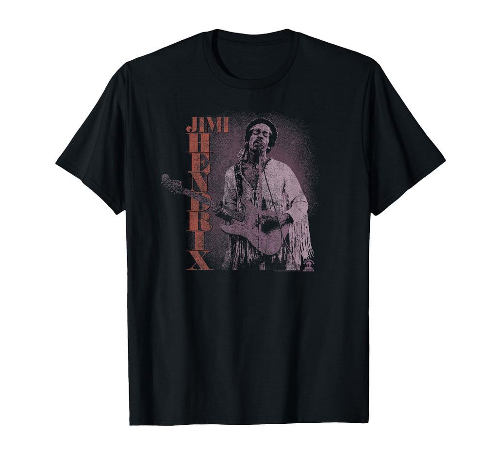 Jimi Hendrix Purple Portrait T-Shirt - Casual Everyday Wear for Adults - T-Shirt, Sweatshirt, Hoodie