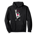 Rock Cat Guitarist Funny Animal Hoodie - Novelty Apparel Unisex - T-Shirt, Sweatshirt, Hoodie