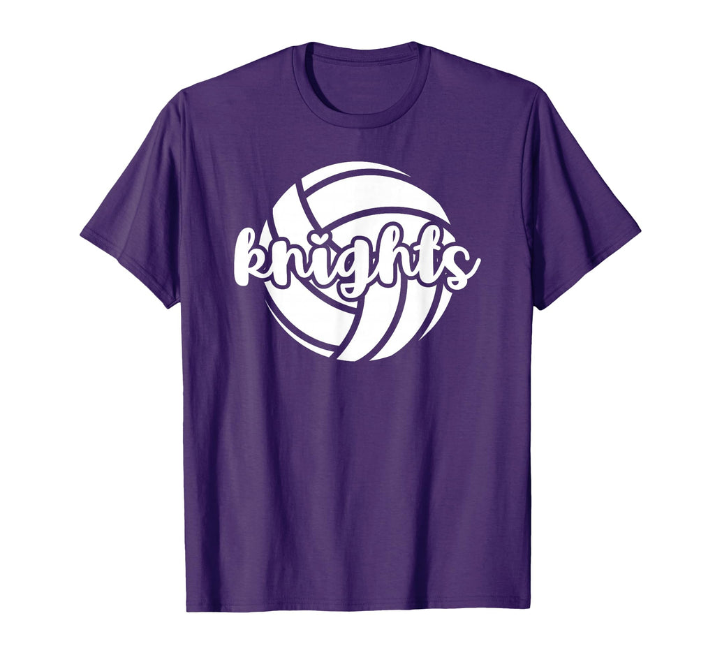 Knights Volleyball Team Mascot School T-Shirt - Unique Graphic Men Women - T-Shirt, Sweatshirt, Hoodie
