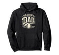 Baseball Dad Fathers Day Hoodie - Novelty Apparel for Adults - T-Shirt, Sweatshirt, Hoodie