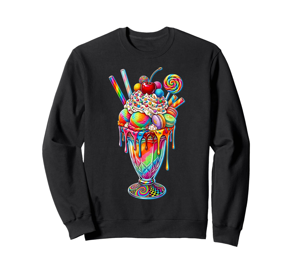 Pop Art S Malt Shop Dessert S Sweatshirt - Minimalist Print Men Women - T-Shirt, Sweatshirt, Hoodie