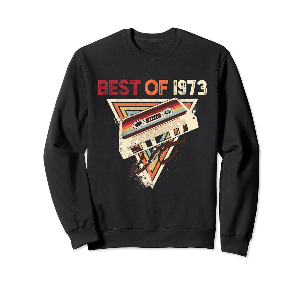 Best 1973 Cassette Tape 1973 50Th Sweatshirt - Aesthetic Graphic Unisex - T-Shirt, Sweatshirt, Hoodie