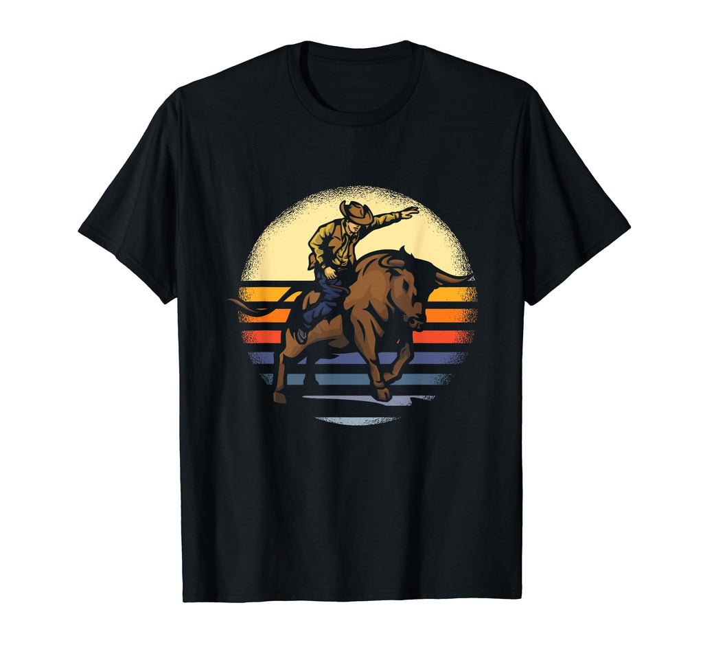 Bull Riding Rodeo Rider Cowboy T-Shirt - Fun Novelty Design Men Women - T-Shirt, Sweatshirt, Hoodie