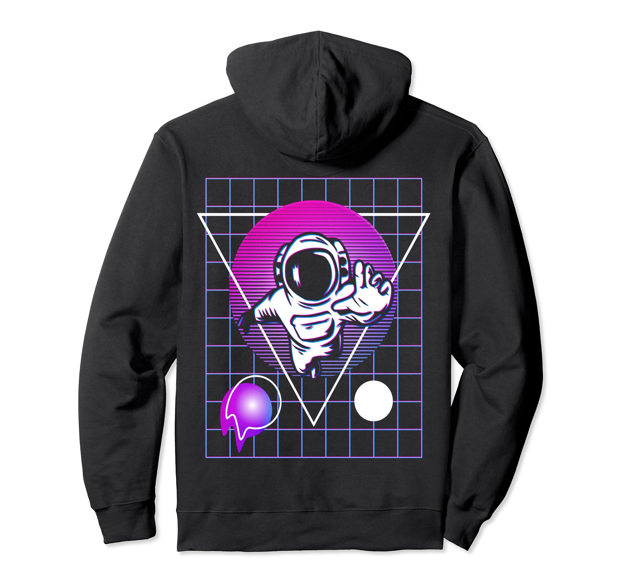 Astronaut Space Glitch Vaporwave Hoodie - Streetwear Style for Adults - T-Shirt, Sweatshirt, Hoodie