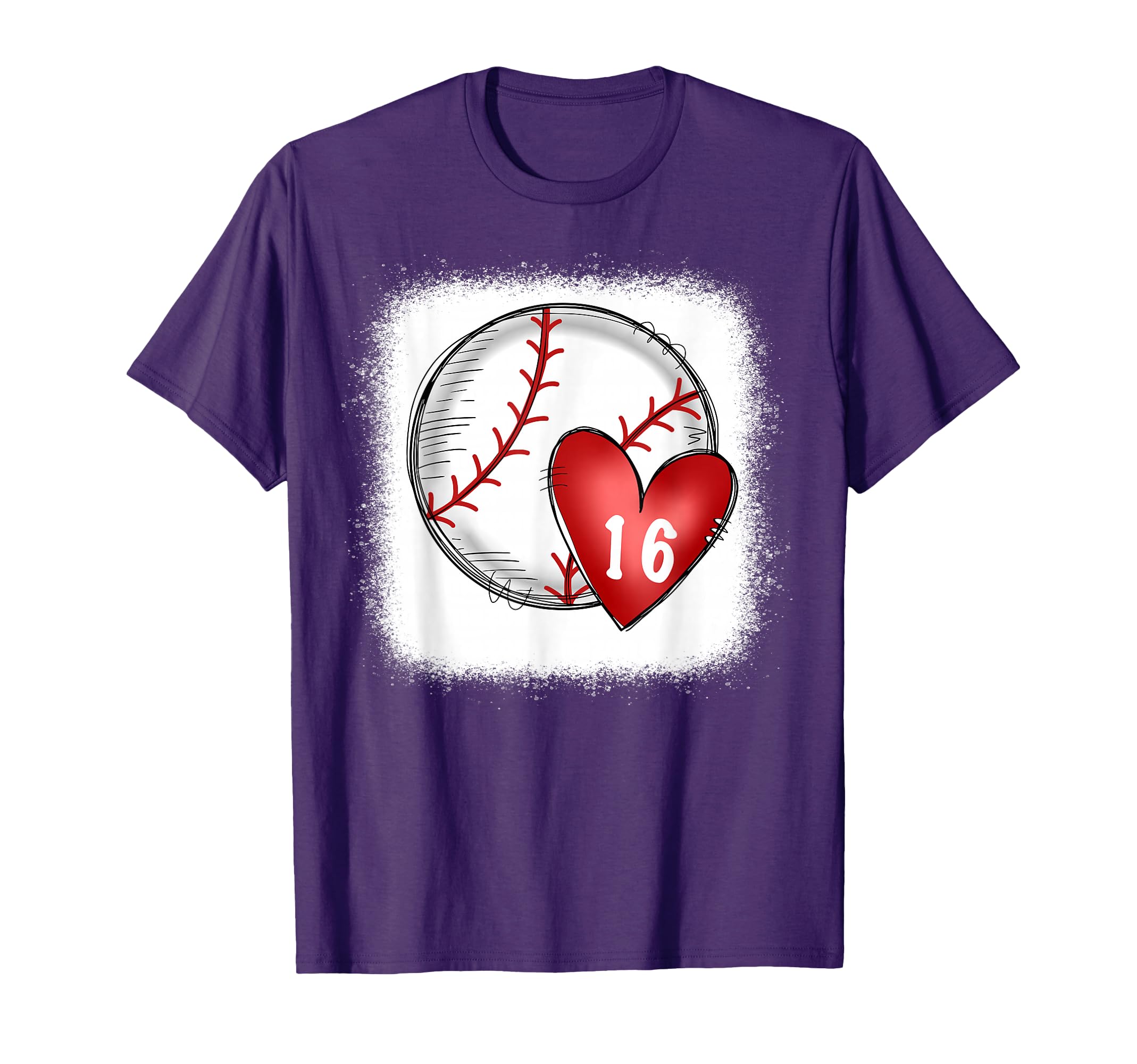 Womens Bleached Custom Baseball Mom T-Shirt - Aesthetic Graphic Men Women - T-Shirt, Sweatshirt, Hoodie