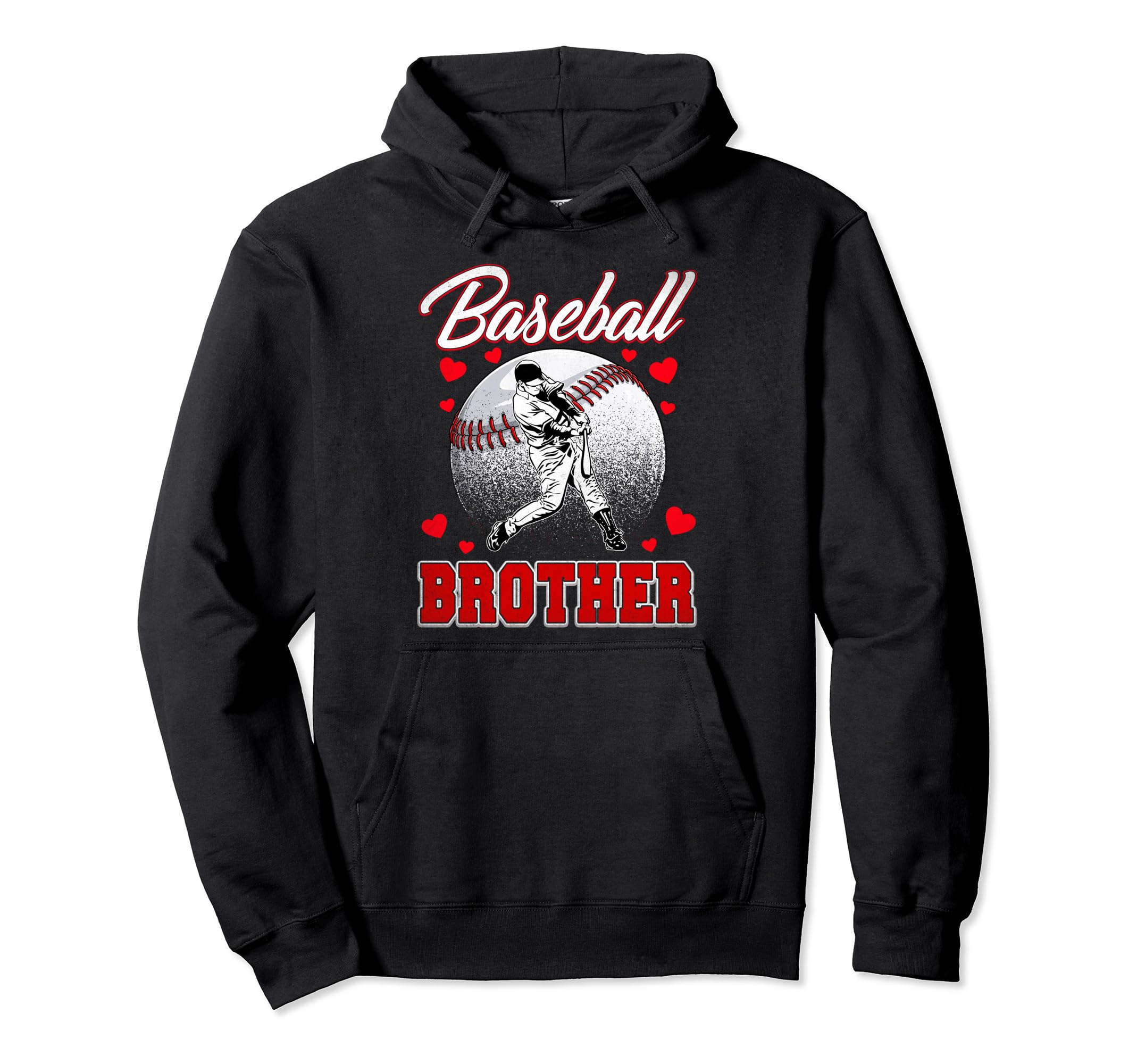 Baseball Brother Family Matching Players Hoodie - Novelty Apparel Unisex - T-Shirt, Sweatshirt, Hoodie