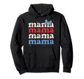 Baseball Mama Hoodie - Aesthetic Graphic Men Women - T-Shirt, Sweatshirt, Hoodie