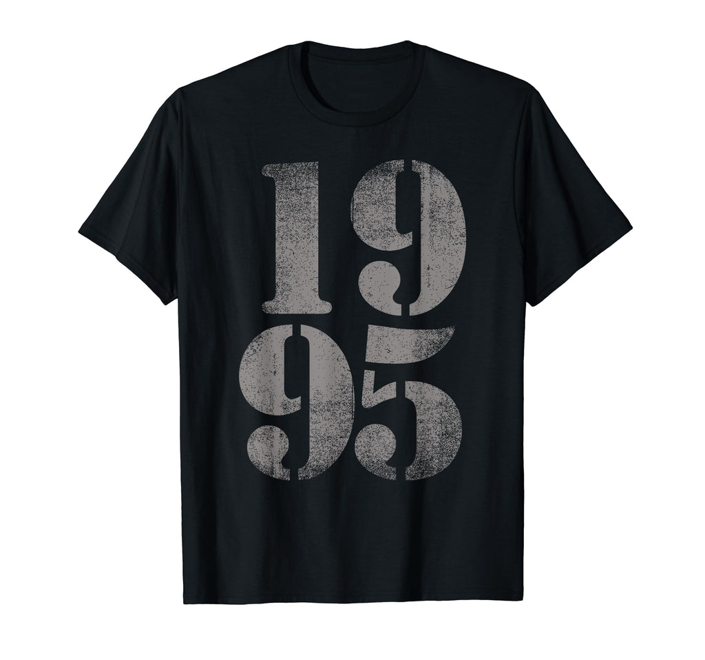 1995 Birth Year Distressed Birthday T-Shirt - Minimalist Print for Adults - T-Shirt, Sweatshirt, Hoodie