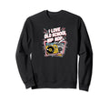 I Love Old School Hip Hop Urban Sweatshirt - Custom Art Print for Adults - T-Shirt, Sweatshirt, Hoodie