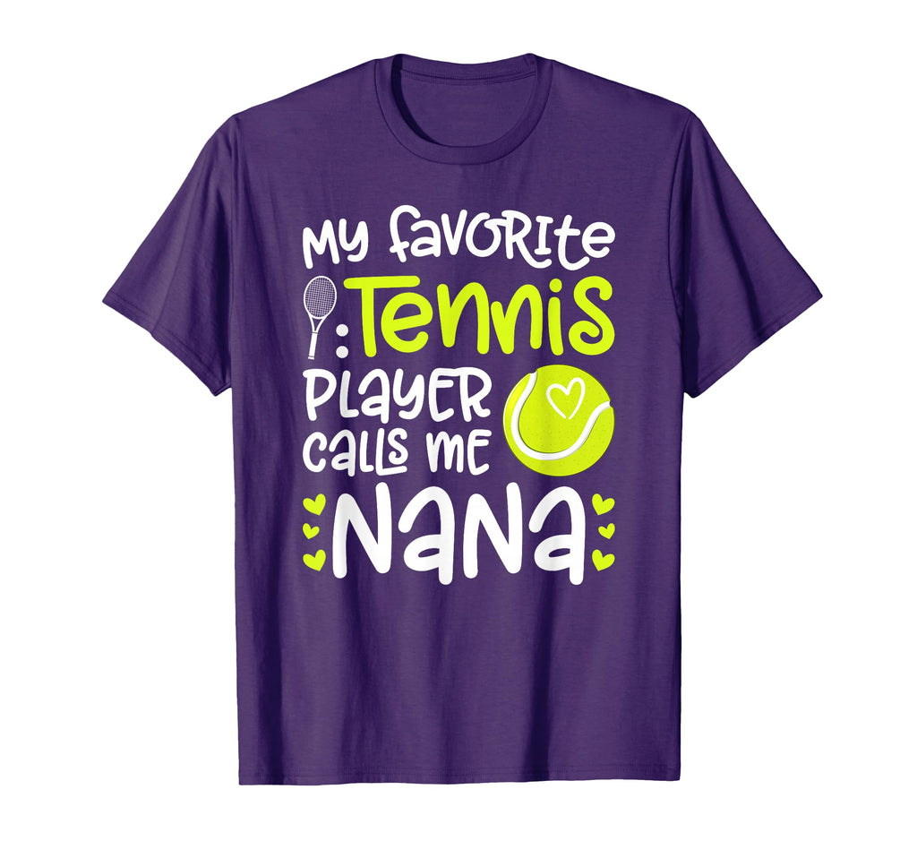 My Favorite Tennis Player Nana Tennis T-Shirt - Trendy Graphic Men Women - T-Shirt, Sweatshirt, Hoodie