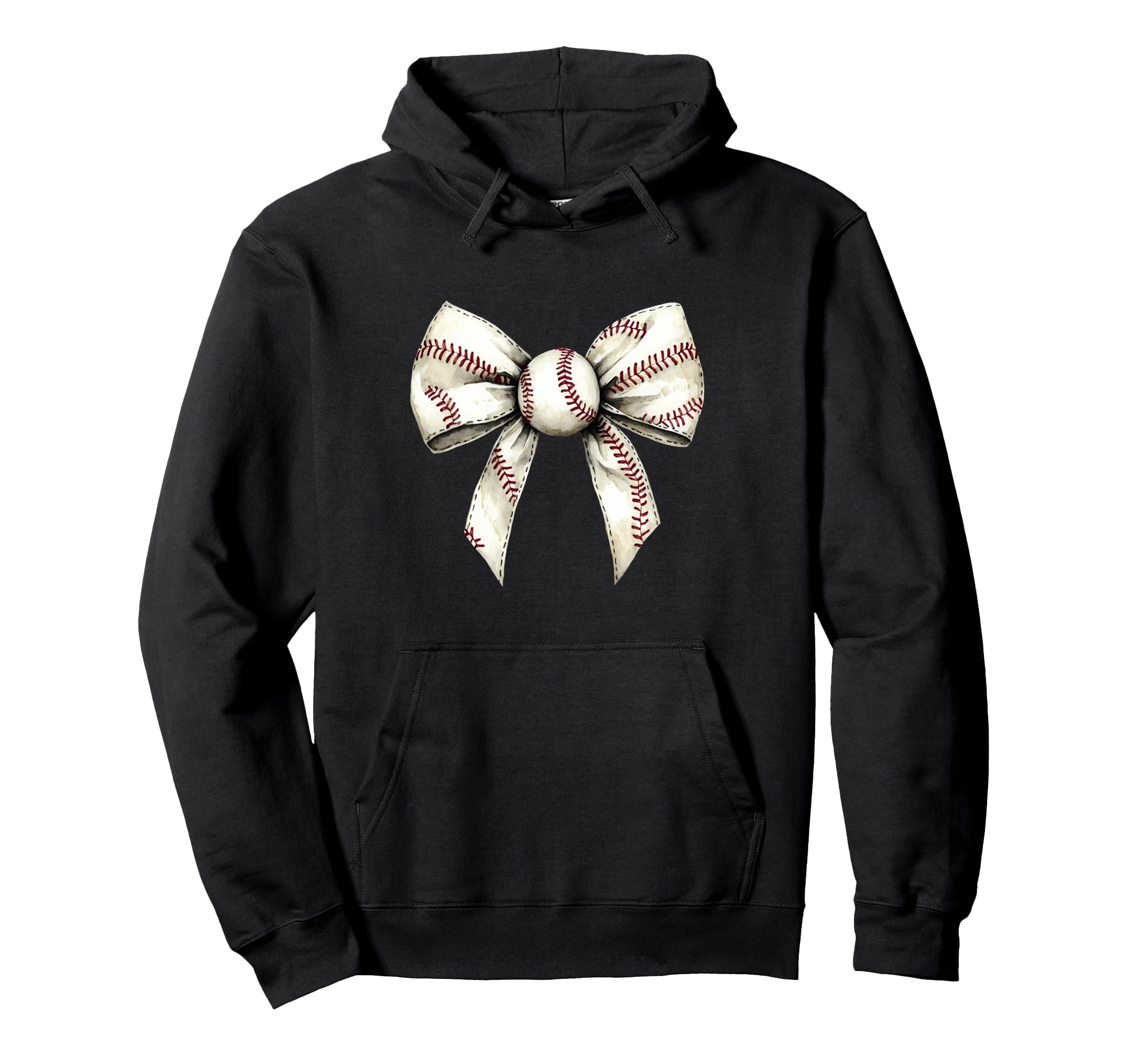 Baseball Coquette Bow Baseball Mom Hoodie - Streetwear Style Unisex - T-Shirt, Sweatshirt, Hoodie