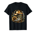 Cowboy Boot Horseshoe Sunflowerretro T-Shirt - Unique Graphic for Adults - T-Shirt, Sweatshirt, Hoodie