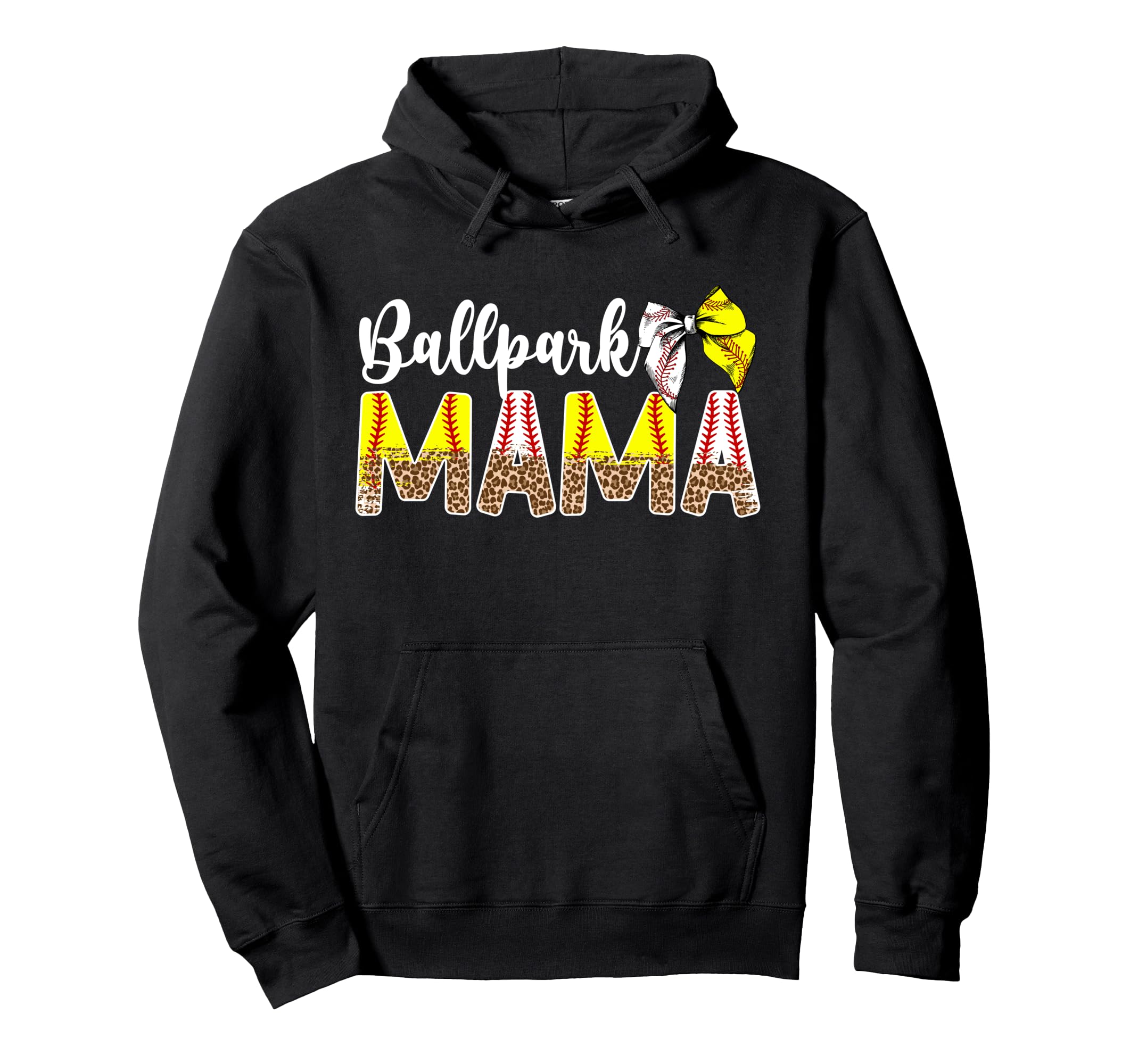 Ballpark Mama Coquette Softball Baseball Hoodie - Streetwear Style Unisex - T-Shirt, Sweatshirt, Hoodie