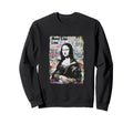 Mona Lisa Aesthetic Y2K Sweatshirt - Fun Novelty Design Men Women - T-Shirt, Sweatshirt, Hoodie