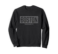 Boston Massachusetts Distressed Sweatshirt - Graphic Print Men Women - T-Shirt, Sweatshirt, Hoodie