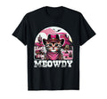 Meowdy Country Cowboy Western Cat T-Shirt - Custom Art Print for Adults - T-Shirt, Sweatshirt, Hoodie