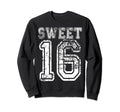 16Th Birthday Gift Sweet Sixteen Sweatshirt - Aesthetic Graphic Men Women - T-Shirt, Sweatshirt, Hoodie