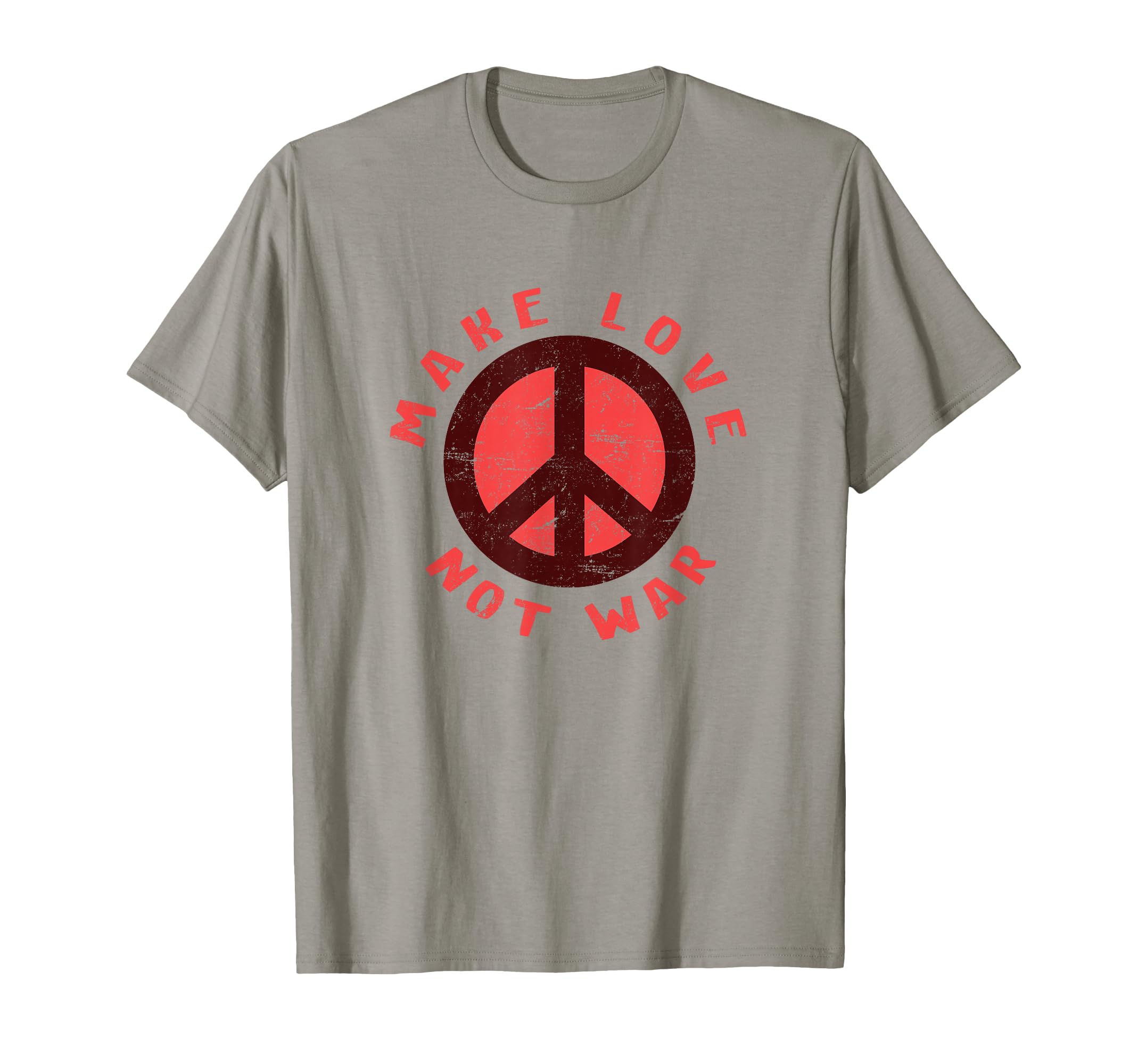 Hippie Peace Symbol Funny Sign T-Shirt - Unique Graphic for Adults - T-Shirt, Sweatshirt, Hoodie