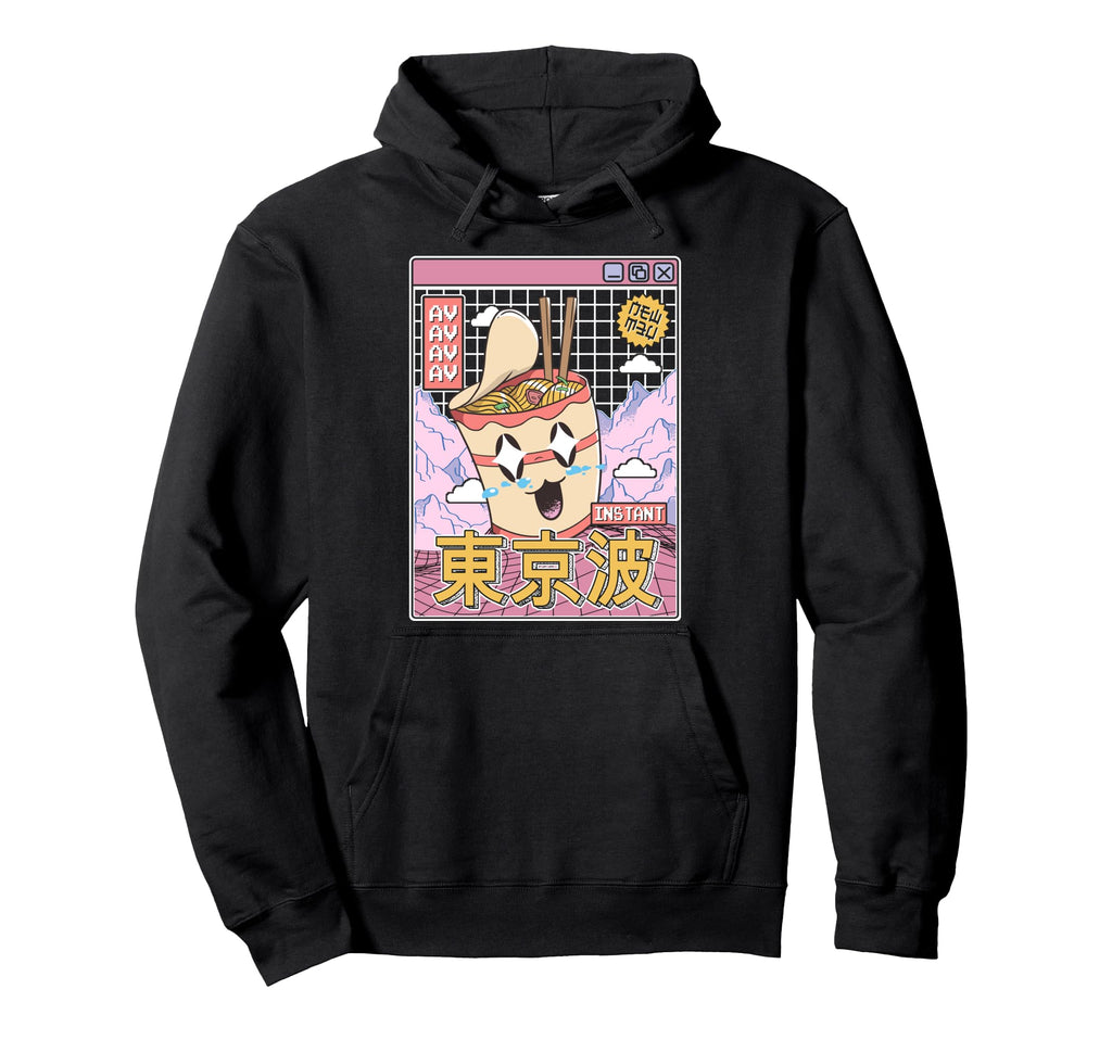 Instant Ramen Noodles Japanese Kawaii Hoodie - Novelty Apparel for Adults - T-Shirt, Sweatshirt, Hoodie