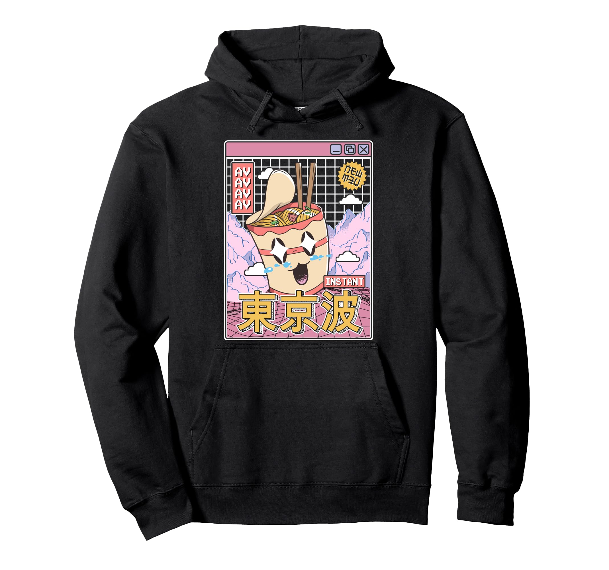 Instant Ramen Noodles Japanese Kawaii Hoodie - Novelty Apparel for Adults - T-Shirt, Sweatshirt, Hoodie